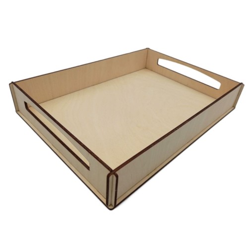 Drewniana tacka Montessori - duża