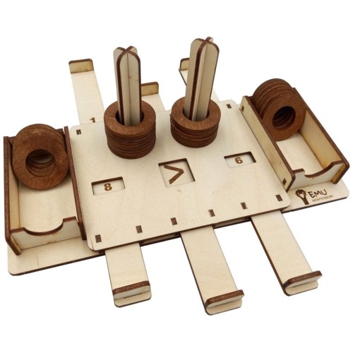 Znak większości, mniejszości, równości Montessori